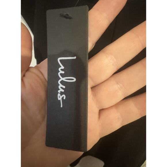 Lulu’s Black Corset Dress NWT Size Medium - Picture 3 of 11